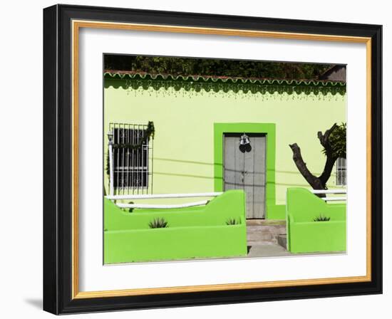 House in Pampatar City, Isla Margarita, Nueva Esparta State, Venezuela, South America-Richard Cummins-Framed Photographic Print