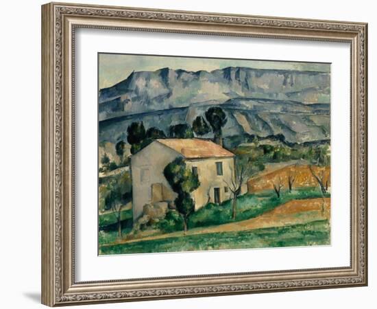 House in Provence, 1886-1890-Paul Cézanne-Framed Giclee Print