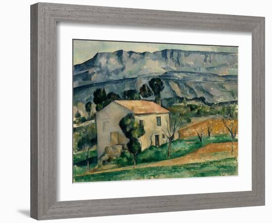 House in Provence, 1886-1890-Paul Cézanne-Framed Giclee Print