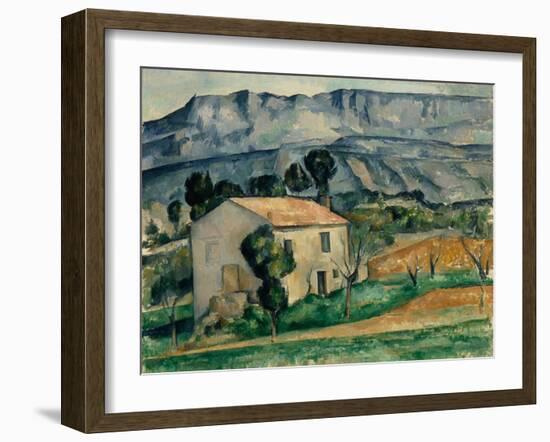 House in Provence, 1886-1890-Paul Cézanne-Framed Giclee Print