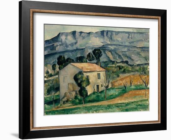 House in Provence, 1886-1890-Paul Cézanne-Framed Giclee Print