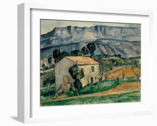 House in Provence, 1886-1890-Paul Cézanne-Framed Giclee Print