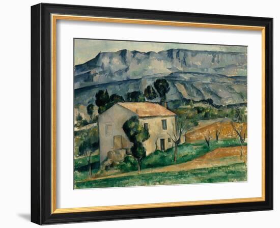 House in Provence, 1886-1890-Paul Cézanne-Framed Giclee Print