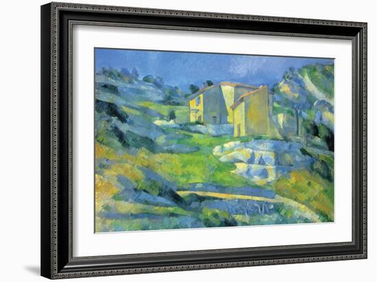 House in Provence-Paul C?zanne-Framed Art Print