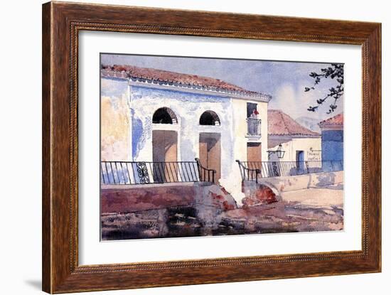 House in Santiago, Cuba, c.1885-Winslow Homer-Framed Giclee Print