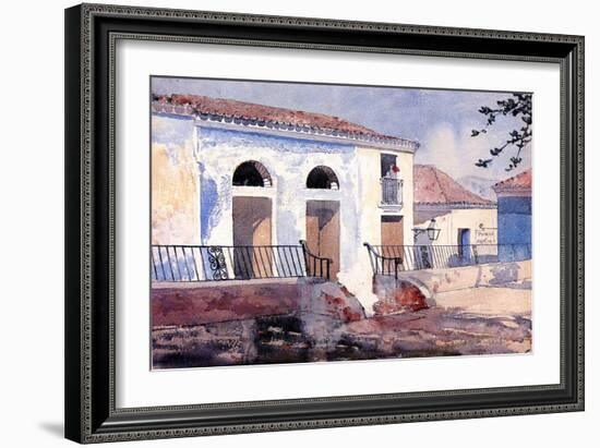 House in Santiago, Cuba, c.1885-Winslow Homer-Framed Giclee Print