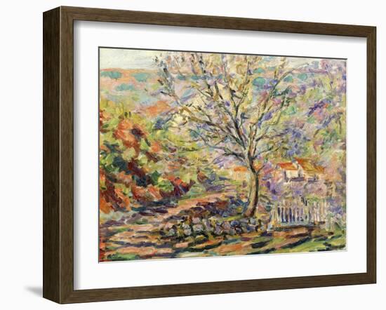 House in the Countryside; Maison Dans Un Paysage, c.1910-Armand Guillaumin-Framed Giclee Print