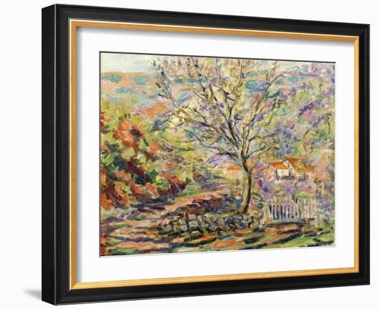 House in the Countryside; Maison Dans Un Paysage, c.1910-Armand Guillaumin-Framed Giclee Print