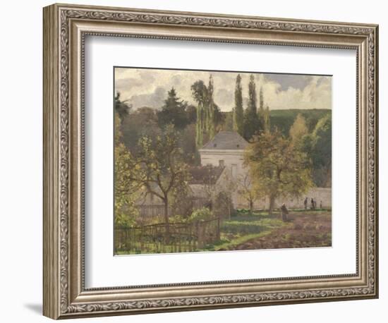 House in the Hermitage, Pontoise, 1873-Camille Pissarro-Framed Giclee Print