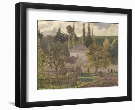 House in the Hermitage, Pontoise, 1873-Camille Pissarro-Framed Giclee Print