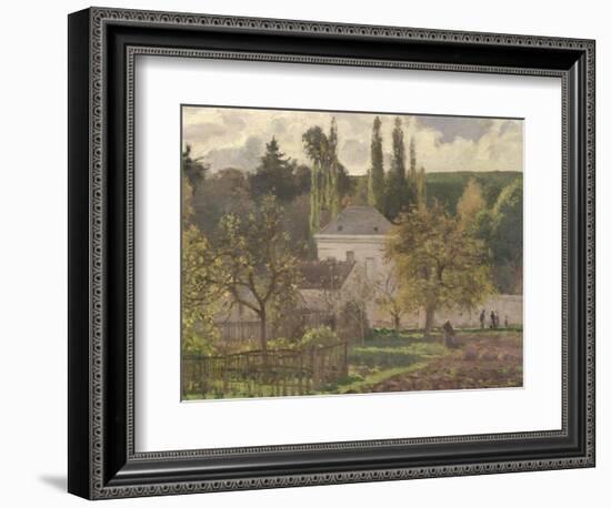 House in the Hermitage, Pontoise, 1873-Camille Pissarro-Framed Giclee Print