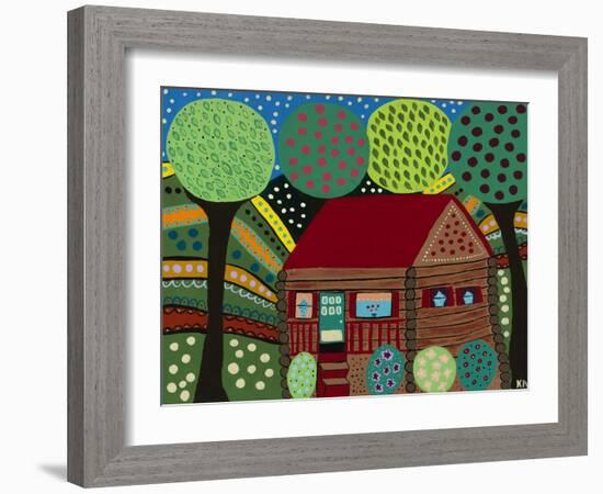 House in the Hills-Kerri Ambrosino-Framed Giclee Print