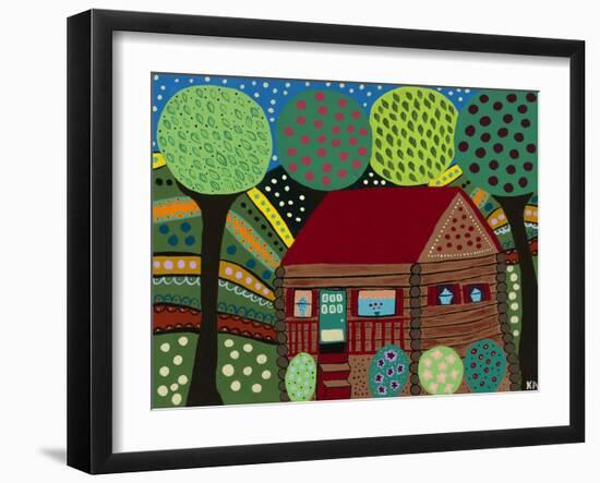 House in the Hills-Kerri Ambrosino-Framed Giclee Print