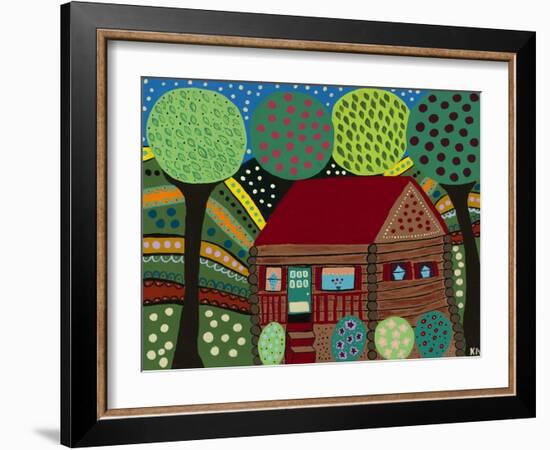 House in the Hills-Kerri Ambrosino-Framed Giclee Print