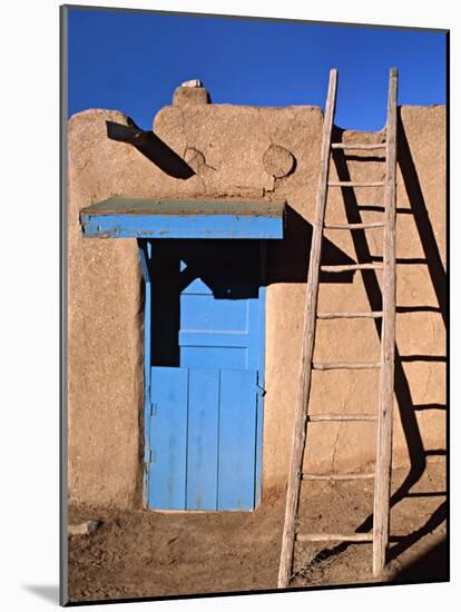 House in the Taos Pueblo, Taos, New Mexico, USA-Charles Sleicher-Mounted Photographic Print