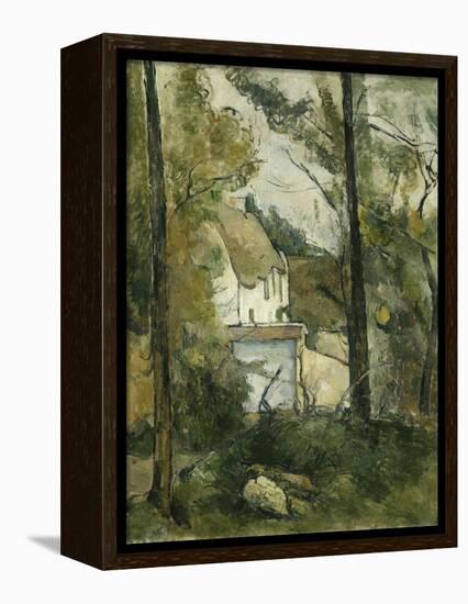 House in the Trees, Auvers; Maison Dans Les Arbres, Auvers, 1879-Paul Cézanne-Framed Premier Image Canvas