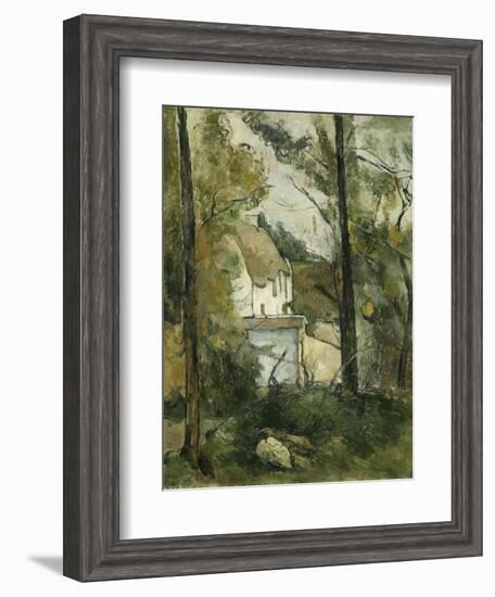 House in the Trees, Auvers-Paul Cézanne-Framed Giclee Print