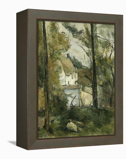 House in the Trees, Auvers-Paul Cézanne-Framed Premier Image Canvas