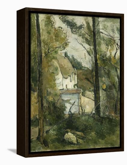 House in the Trees, Auvers-Paul Cézanne-Framed Premier Image Canvas