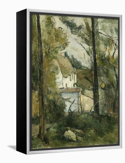 House in the Trees, Auvers-Paul Cézanne-Framed Premier Image Canvas