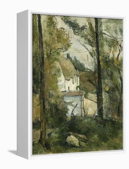 House in the Trees, Auvers-Paul Cézanne-Framed Premier Image Canvas