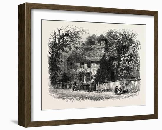 House Lately Standing at Providence, Said to Have Used for Prayer Meetings by Williams, USA, 1870S-null-Framed Giclee Print