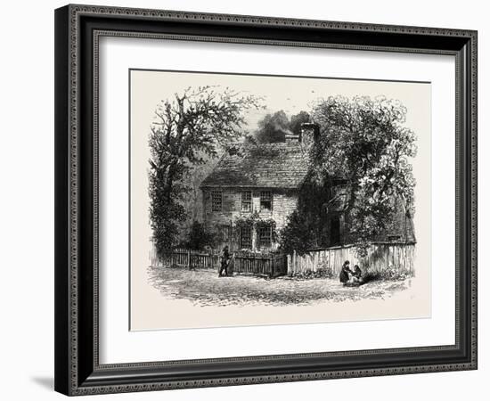 House Lately Standing at Providence, Said to Have Used for Prayer Meetings by Williams, USA, 1870S-null-Framed Giclee Print