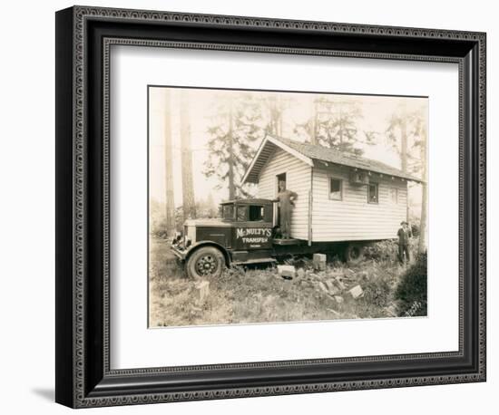 House Movers, 1930-Marvin Boland-Framed Giclee Print