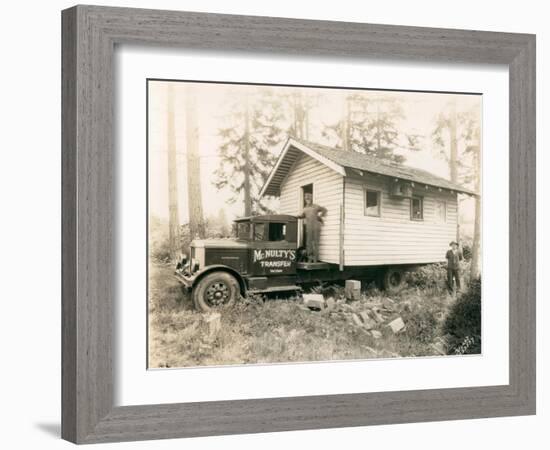 House Movers, 1930-Marvin Boland-Framed Giclee Print