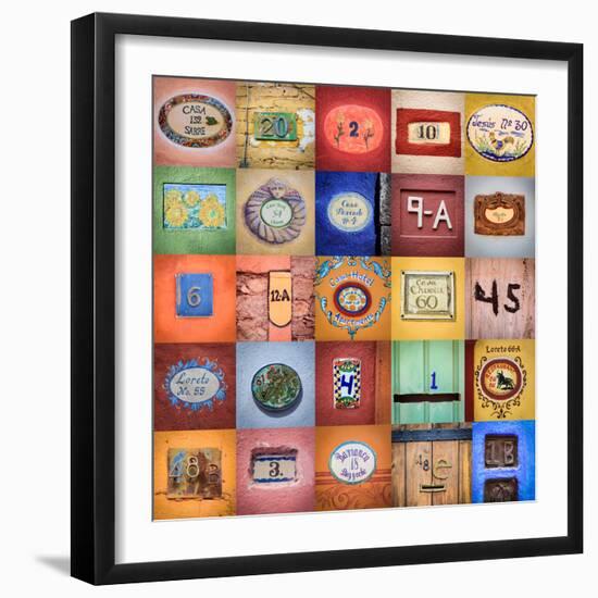 House Numbers II-Kathy Mahan-Framed Photographic Print