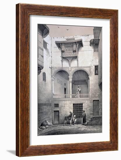House of Beyt El-Tcheleby, 19th Century-Emile Prisse d'Avennes-Framed Giclee Print
