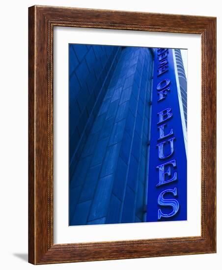 House of Blues, Live Music Venue, Marina City, Chicago, Illinois, USA-Amanda Hall-Framed Photographic Print