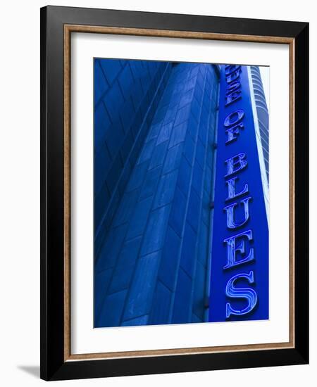 House of Blues, Live Music Venue, Marina City, Chicago, Illinois, USA-Amanda Hall-Framed Photographic Print