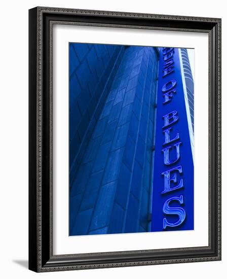 House of Blues, Live Music Venue, Marina City, Chicago, Illinois, USA-Amanda Hall-Framed Photographic Print