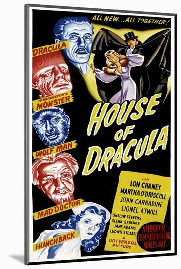 House of Dracula, 1945-null-Mounted Photo