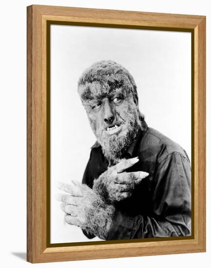 House of Dracula, Lon Chaney, Jr. as 'The Wolf Man', 1945-null-Framed Stretched Canvas