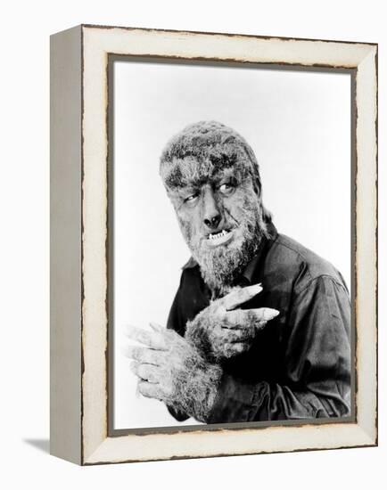 House of Dracula, Lon Chaney, Jr. as 'The Wolf Man', 1945-null-Framed Stretched Canvas