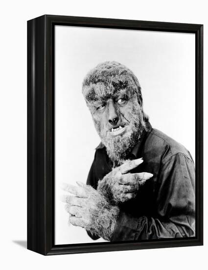 House of Dracula, Lon Chaney, Jr. as 'The Wolf Man', 1945-null-Framed Stretched Canvas