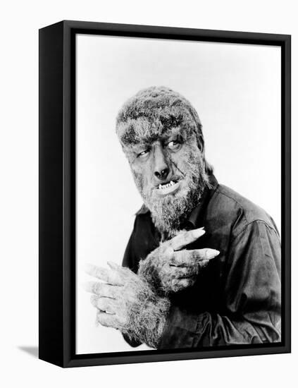 House of Dracula, Lon Chaney, Jr. as 'The Wolf Man', 1945-null-Framed Stretched Canvas