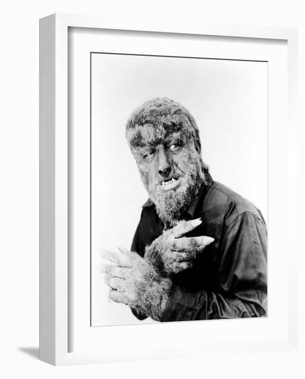 House of Dracula, Lon Chaney, Jr. as 'The Wolf Man', 1945-null-Framed Photo