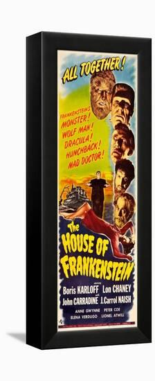 House of Frankenstein, 1944-null-Framed Stretched Canvas