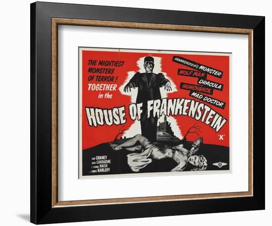 House of Frankenstein-Vintage Apple Collection-Framed Giclee Print