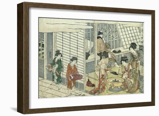 House of Ichizuke-Kitagawa Utamaro-Framed Giclee Print