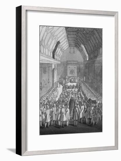 'House of Lords in the time of George II', 1845-Unknown-Framed Giclee Print