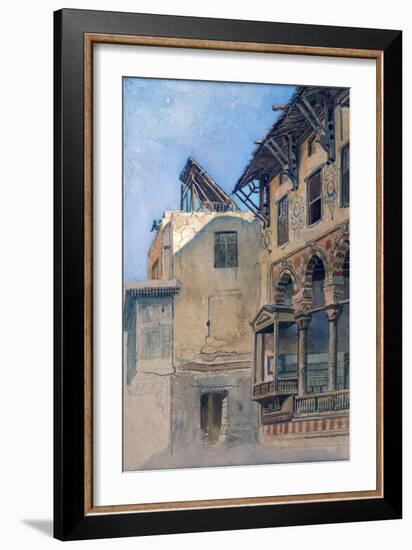 House of Memlook Radnau Bey, Cairo, 1870-Frank Dillon-Framed Giclee Print