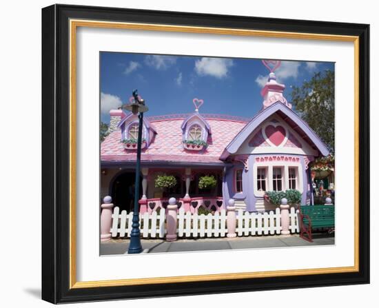 House of Minnie Mouse, Disney World, Orlando, Florida, USA-Angelo Cavalli-Framed Photographic Print