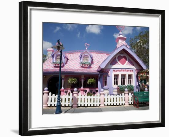 House of Minnie Mouse, Disney World, Orlando, Florida, USA-Angelo Cavalli-Framed Photographic Print