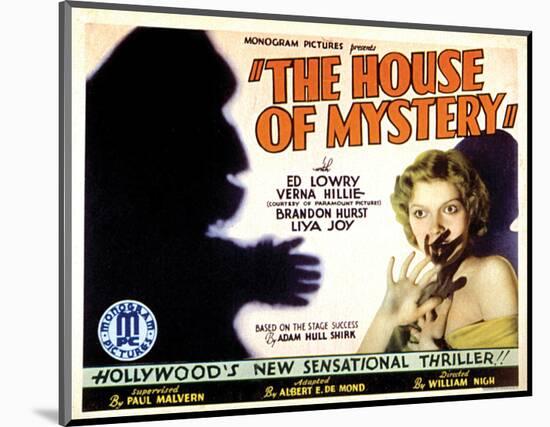 House Of Mystery - 1934 II-null-Mounted Giclee Print