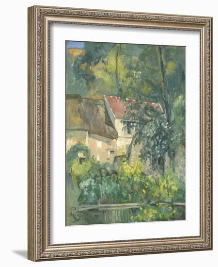 House of Père Lacroix, 1873-Paul Cezanne-Framed Giclee Print