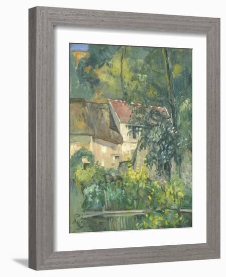 House of Père Lacroix, 1873-Paul Cezanne-Framed Giclee Print